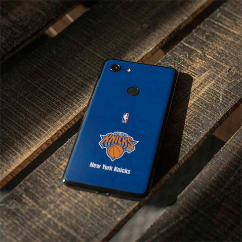 NBA New York Knicks Distressed Google Pixel 3 Skin